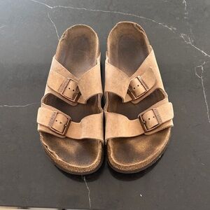 Birkenstock Tan Leather Sandals